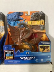 Godzilla vs Kong Hong Kong Battle Kong & Warbat with Osprey Factory Packaging