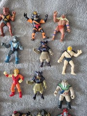 Glassite Thundercats Brazil Lion-o Panthro Lot Of 15 Miniatures Rare Not LJN