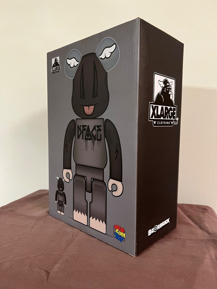 Bearbrick XLARGE x D*Face 100% & 400% Set