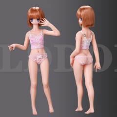 LDDOLL 22S 1/6 Seamless Silicone Body with details Figure Fit Female Head Toy