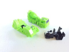 TRANSFORMERS KO Constructicons Mixmaster & Hook and Devastator Head, Undersized