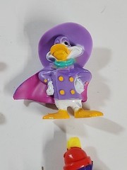 DARKWING DUCK Figurine Lot 1992 Kellogg’s Disney PVC Figures Mail In Set Of 4
