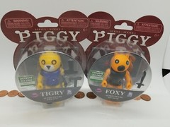 2 PIGGY Series 1 – TIGRY & FOXY Action Figure w DLC Code LOT New