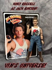 3 Custom 8″ Mego Scale Jack Burton Frank Morris James Dalton Acyion Figures
