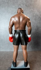 Mike Tyson 1/6 Scale Figure Boxing Champion Statue WBC IBF Belts Custom Handmade
