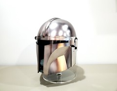 Clear Acrylic Helmet Stand – Full 1:1 Scale
