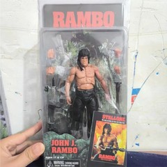 First Blood John J Rambo PVC Action Figure Special Forces Soldier Collect Gift