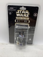 Disney Star Wars C1-A5 Droid Factory Figure Black & Silver With Mickey Mouse Hat