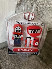 2015 Tube Heroes Exploding TNT Pack with Figure & Tools Set TOY NEW Ages 8+