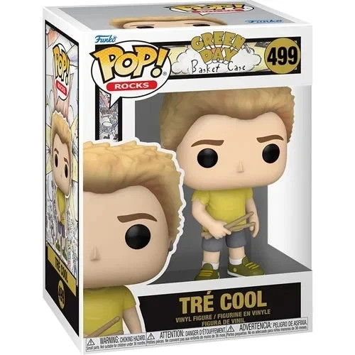 GREEN DAY BASKET CASE TRE COOL 3.75″ POP ROCKS VINYL FIGURE FUNKO 499 IN STOCK