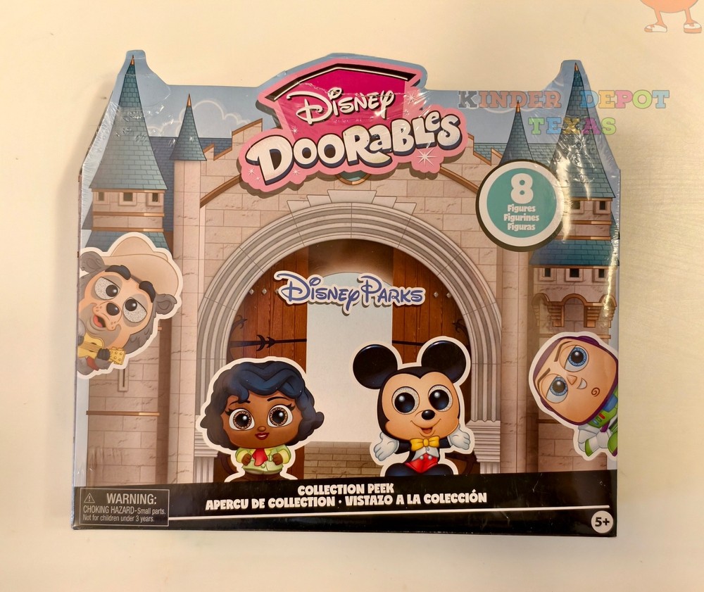🏰 Doorables Disney Parks Collectors set – 8 exclusive figures! NEW SEALED