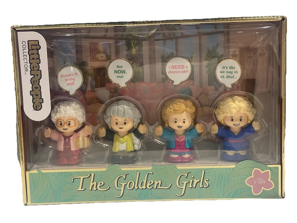 Fisher Price Little People Collector THE GOLDEN GIRLS 4 Figure Gift Set – GWR84