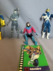 1990’S LOT OF 6 TOY BIZ MARVEL X-MEN ACTION FIGURES Iceman Banshee Sabretooth