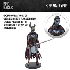 Valkyrie of the Dead – Kier Court of the Dead Action Figure – 1:18 Scale