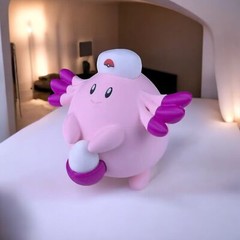 Nurse Joy’s Chansey 3D Printed Model – Pokemon Game Collectible Figurine fa
