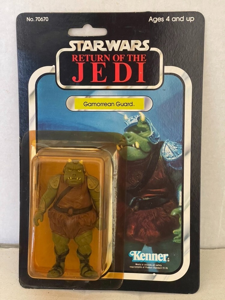 Star Wars, Vintage, ROTJ, Gamorrean Guard (77 Card Back)