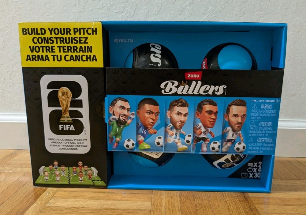FIFA World Cup 2026™ Ballers Series 1 (4 Pack) by ZURU Official Licensed Product