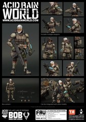 ACID RAIN 1/18: FAV-A113-117 BUCKS Team Bob Jack King Steel Argus *US Seller*