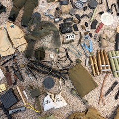 Huge Lot Of Vintage Hasbro 12in G.I. Joe, 21st Century Soldier Accessories