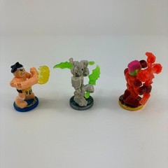 Akedo Ultimate Arcade Warrior Lot Of Base Controller and 3 Fight Action Figure