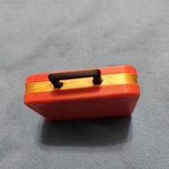 WWE Mattel 3D Printed Red/Gold Money In The Bank Briefcase Accessory