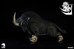 Battle Boar Bone Stabber Black 7.9in 1/12 Scale Action Posable Figure D20studio