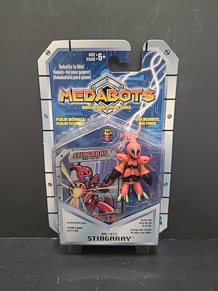 2001 Hasbro Medabots Stingaray Action Figure Robot Carded New