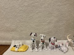 Lot Of 14 Vintage Disney 101 Dalmatians PVC Toys Figures FREE SHIP
