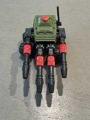 GI JOE 1983 PAC/RAT Machine Gun with Blueprint Instructions Working Original