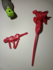 Defenders of the Earth MING the Merciless 1985 Galoob w/ Cape Gun Broken Staff