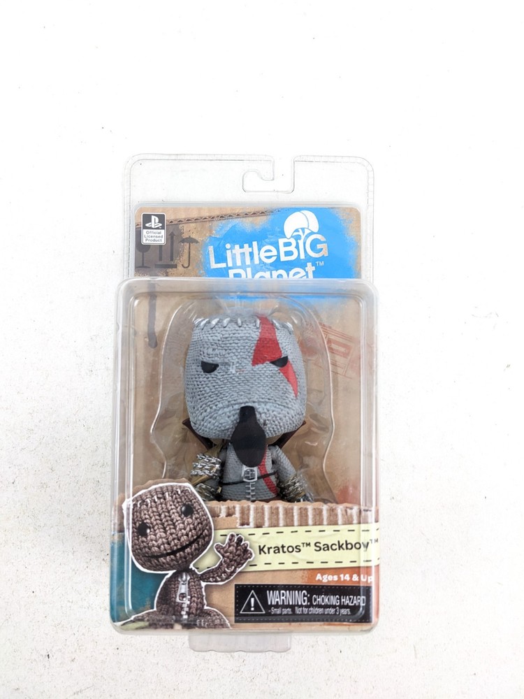 NECA LittleBigPlanet Kratos God of War Sackboy Figure – SEALED RARE VHTF HTF