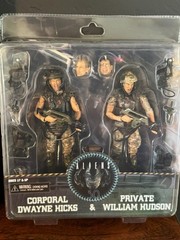 Corporal Dwayne Hicks and Private William D Hudson Aliens 30th Anniversary Set