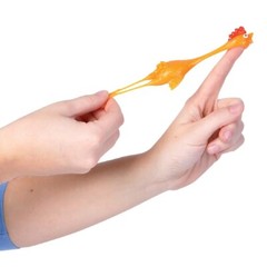 Yellow Chicken Finger Fun Slingshot 4.5″ ( Pack) Stretchy Flying Finger Catapul