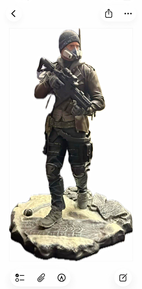 Tom Clancy The Division 2 Action Figure W/ Teddy Bears