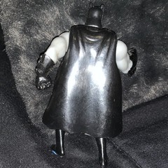 DC Comics Batman Plastic Action Figure Gray Black Yellow w/ Cape
