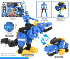 Miniforce Super Dino Power Trans Head Armorbot | T-Rex Dinosaur Robot Figure Toy