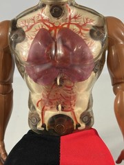 Vintage 1976 Mattel PULSAR Figure 14” Working Inflatable Lungs