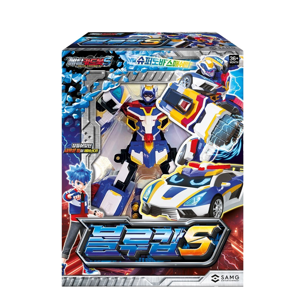 Metal Cardbot S Season 2 Blue Cop S Transforming Robot Police Car Toy Korea