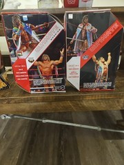 Jakks, And Mattel Ultimate Warrior Wrestling Figure Lot All New & Unopened