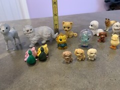Lot of 18 Small Dogs Cats Chicks And Other Animals