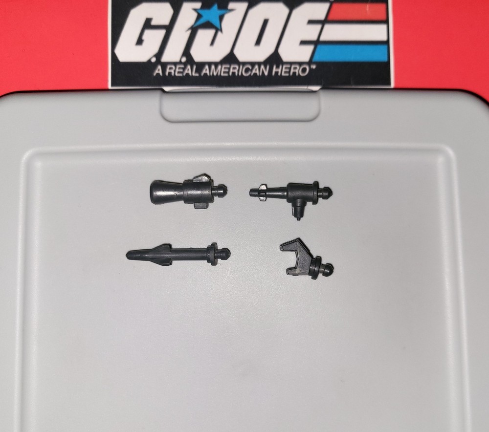 GI Joe Cobra SNAKE Armor 1983 Attachments Weapons Accessories Set Original 80’s