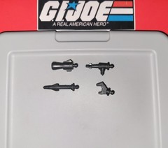 GI Joe Cobra SNAKE Armor 1983 Attachments Weapons Accessories Set Original 80’s