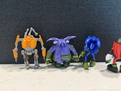 Sonic Prime Netflix Figures Lot Orbot Hangry Cat Renegade Knuckles Rebel Rouge