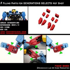 Shockwave Lab Filler Parts For SS86/Legacy/Generations Selects/Shattered Glass