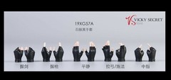 1/6 Female Black Gloves Hands Accessory Fit 12” figure Phicen hot toys ❶USA❶