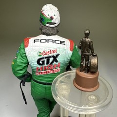 MCFARLANE SPORTS FIGURE NASCAR RACING JOHN FORCE GTX 2002 FUNNY CAR CHAMPION