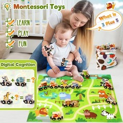 Montessori Toys for 1 2 3 Year Old Boys, Toddler Toy 2-3 Years Girls Boy Gift…
