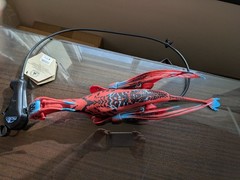 Pandora Avatar ACE Banshee Rookery RED/BLUE Interactive Puppet READ! As Is VIDEO