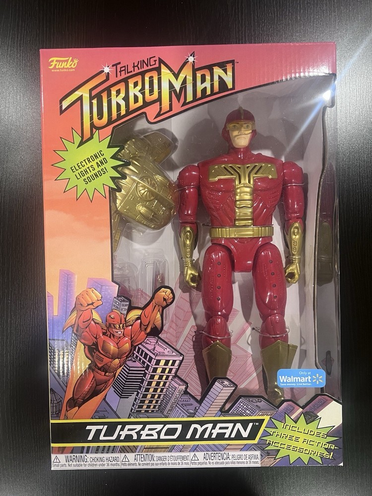 NEW Funko Jingle All The Way Talking Turbo Man Walmart Exclusive 2021 NIB