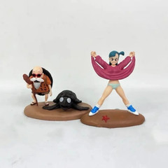 7-8Cm Anime Dragon Ball Z Figure Master Roshi Bulma Krillin Goku Action Figures